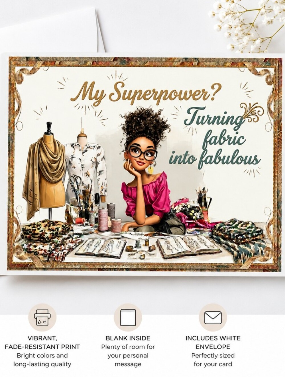 Funny Fashion Designer Greeting Cards